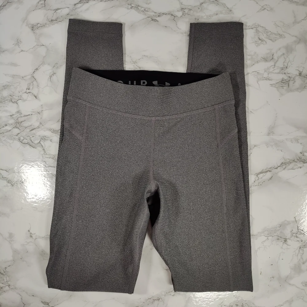 Under Armour Gray Compression Leggings Size Small - Picture 4 of 7